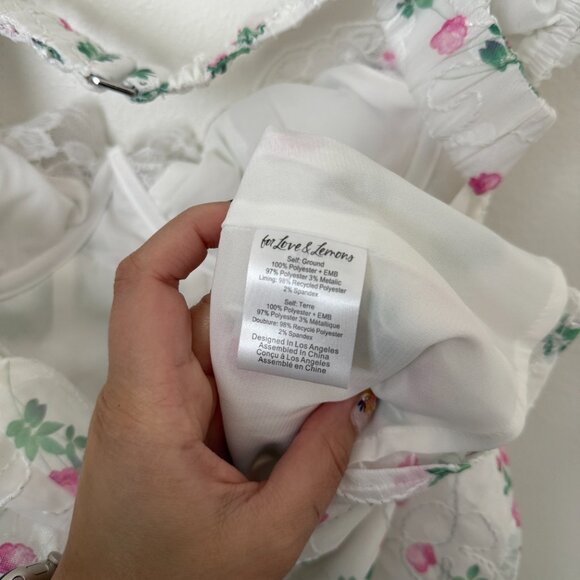NWT For Love & Lemons Remi Mini Dress - Picture 5 of 7